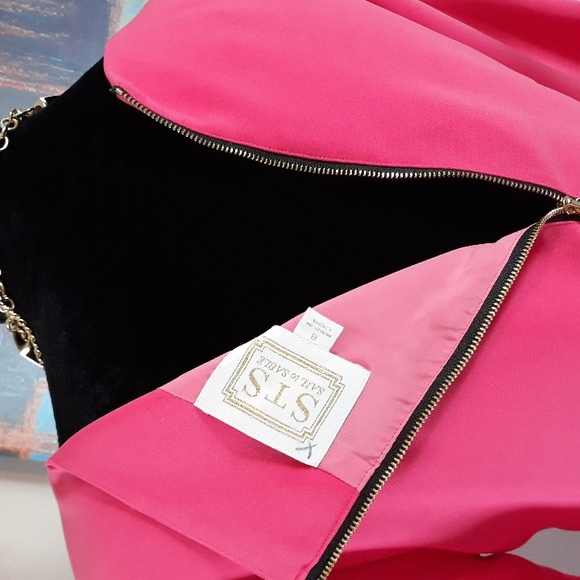 Sail To Sable Pink Ruffled Dress Size 8/ NWOT - Picture 9 of 12